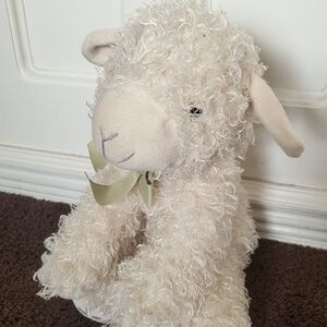 coquette hallmark plush little blessing lamb sheep cream curly cross christian